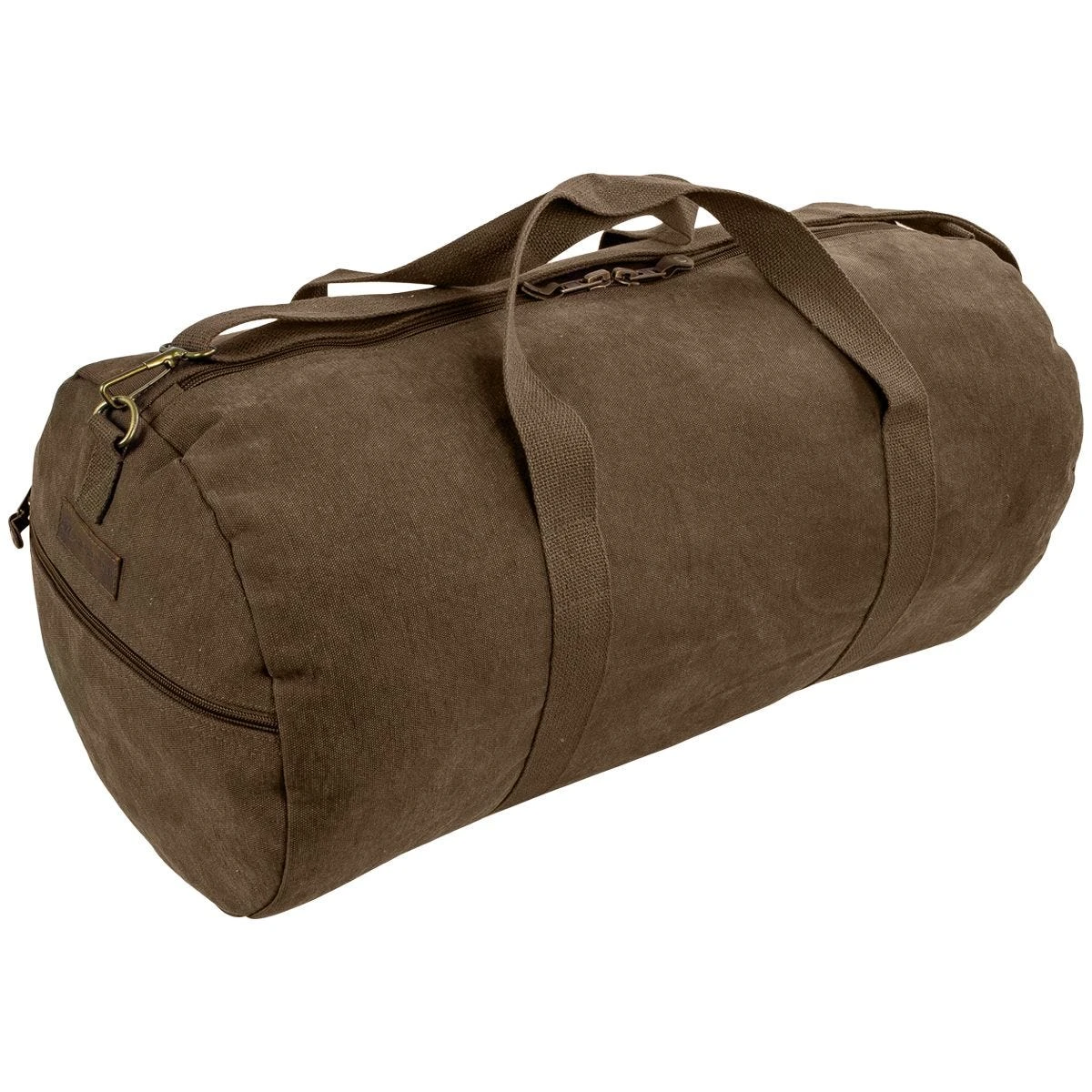 Highlander Crieff Canvas Roll Bag 45L Brown 1 Highlander Crieff Canvas Roll Bag 45L Brown