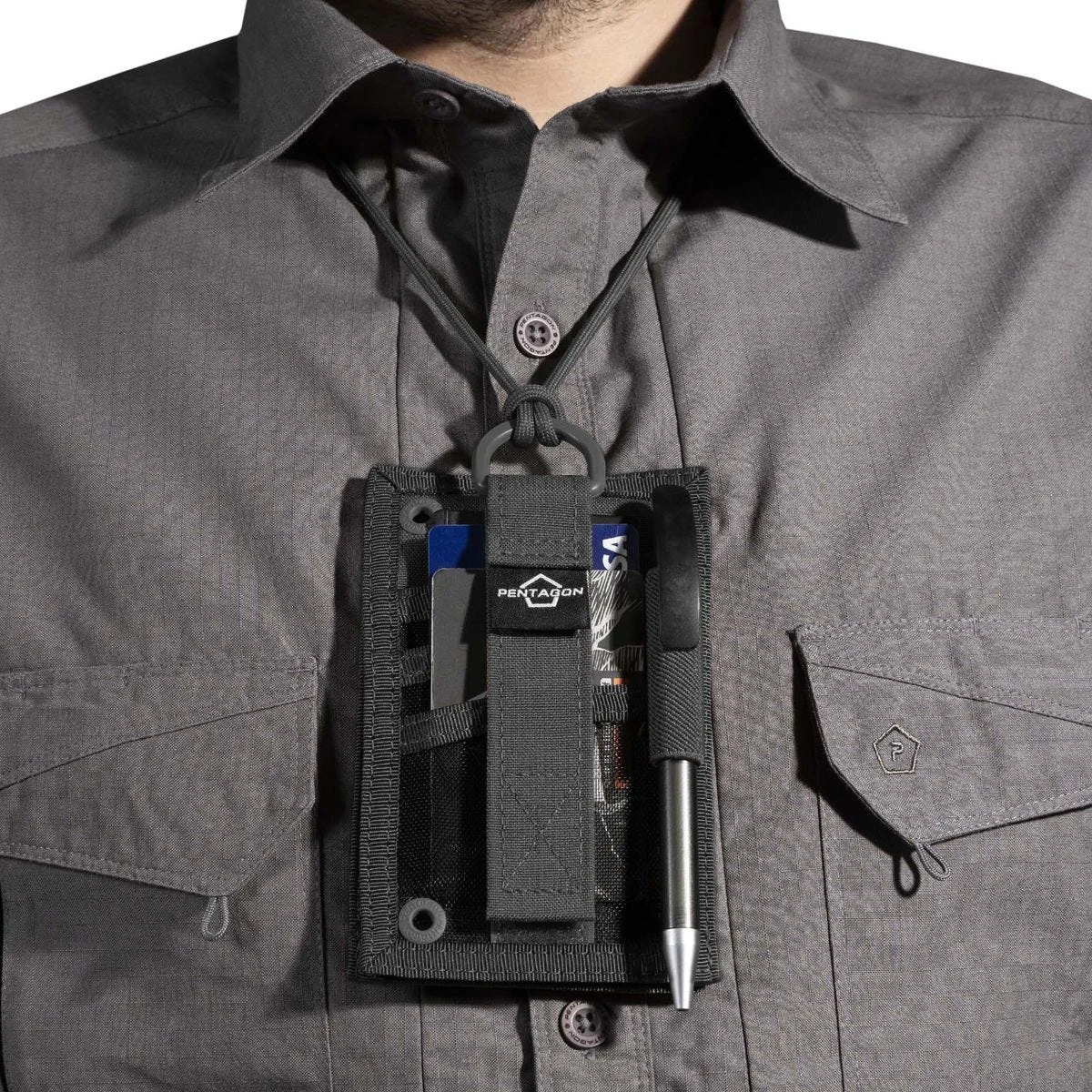 Pentagon ID Card Holder Black - Image 4