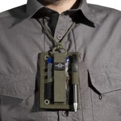 Pentagon ID Card Holder RAL 7013 -HIGHLANDER Sales Store K17096 06E Pentagon ID Card Holder RAL 7013 04