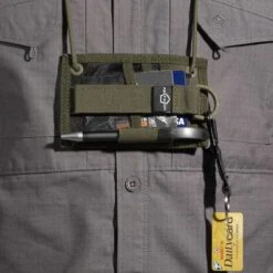 Pentagon ID Card Holder RAL 7013 -HIGHLANDER Sales Store K17096 06E Pentagon ID Card Holder RAL 7013 05