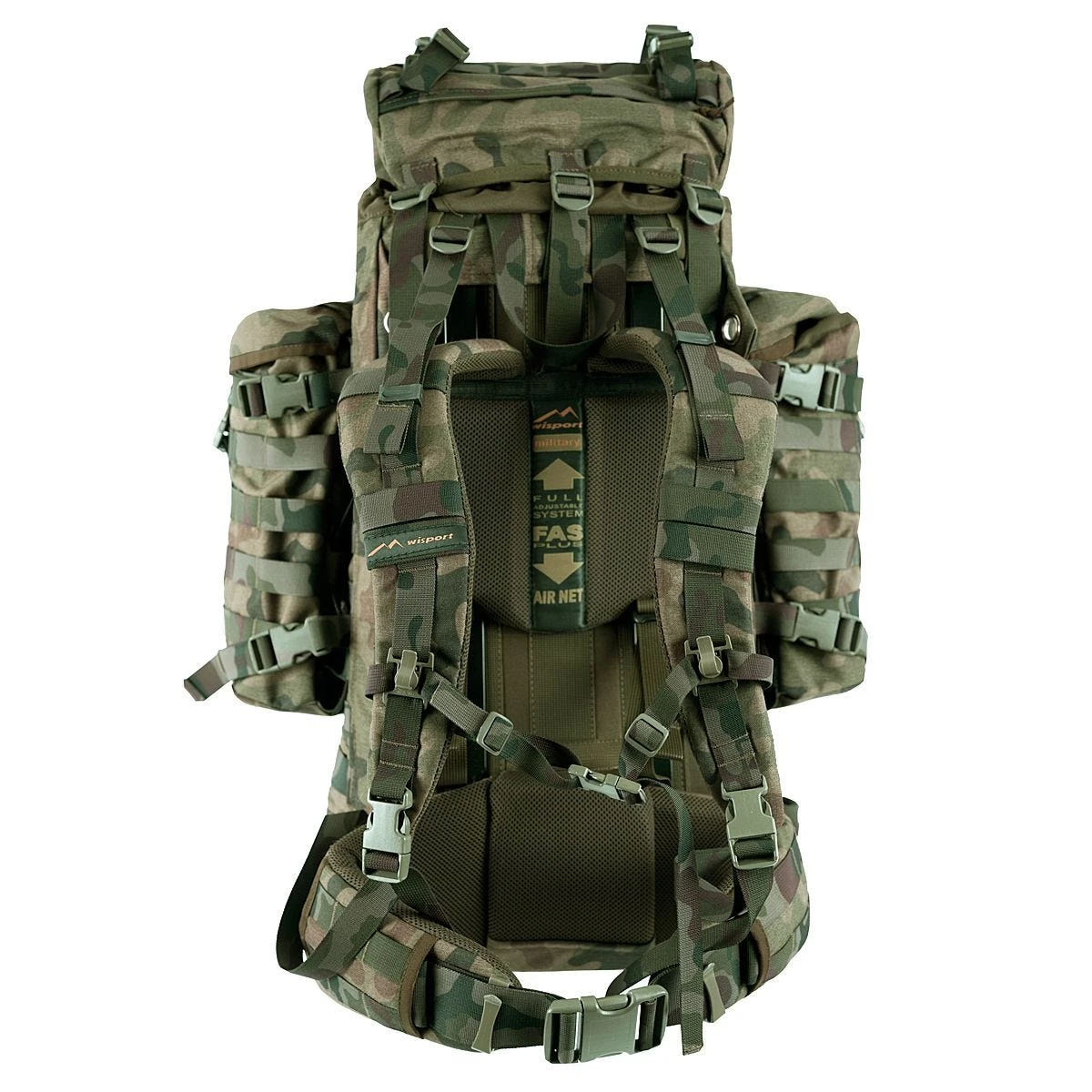 Wisport Wildcat 65L Rucksack PL Woodland (WZ-93) - Image 3
