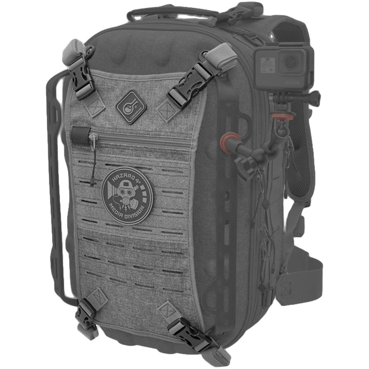 Civilian Lab Beavertail MOLLE Cargo Panel Grey 6 Civilian Lab Beavertail MOLLE Cargo Panel Grey - Image 6
