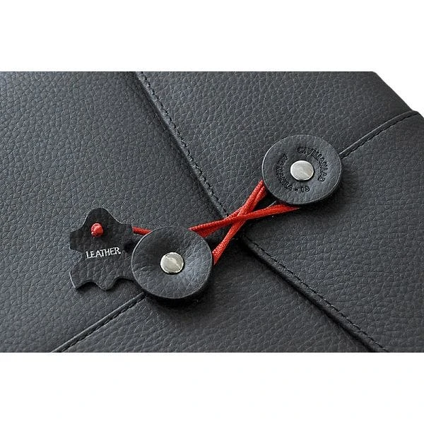 Civilian Manila 11 Leather Sleeve For MacBook Air 11" / Netbook Black 2 Civilian Manila 11 Leather Sleeve For MacBook Air 11" / Netbook Black - Image 2