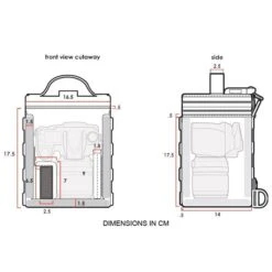 Hazard 4 Forward Observer MOLLE SLR Camera Bin Black -HIGHLANDER Sales Store hazard4 forward observer BLK 4