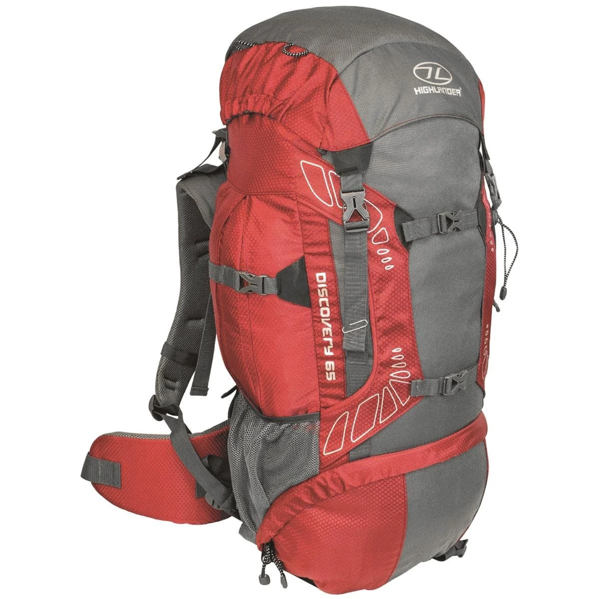 Highlander Discovery 65 Rucksack Red 1 Highlander Discovery 65 Rucksack Red
