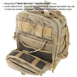 Maxpedition Malaga Gearslinger Black -HIGHLANDER Sales Store maxpedition malaga gearslinger 0423K 5 2