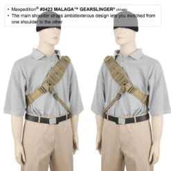 Maxpedition Malaga Gearslinger Black -HIGHLANDER Sales Store maxpedition malaga gearslinger 0423K 7 2